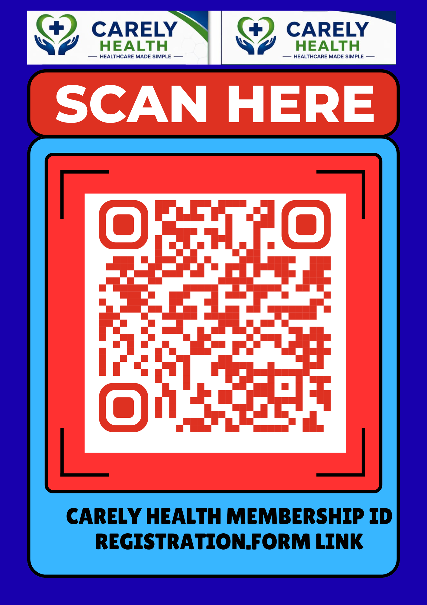 Cream and Green Modern Simple Payment Scan Here QR Code A4 Document (1)